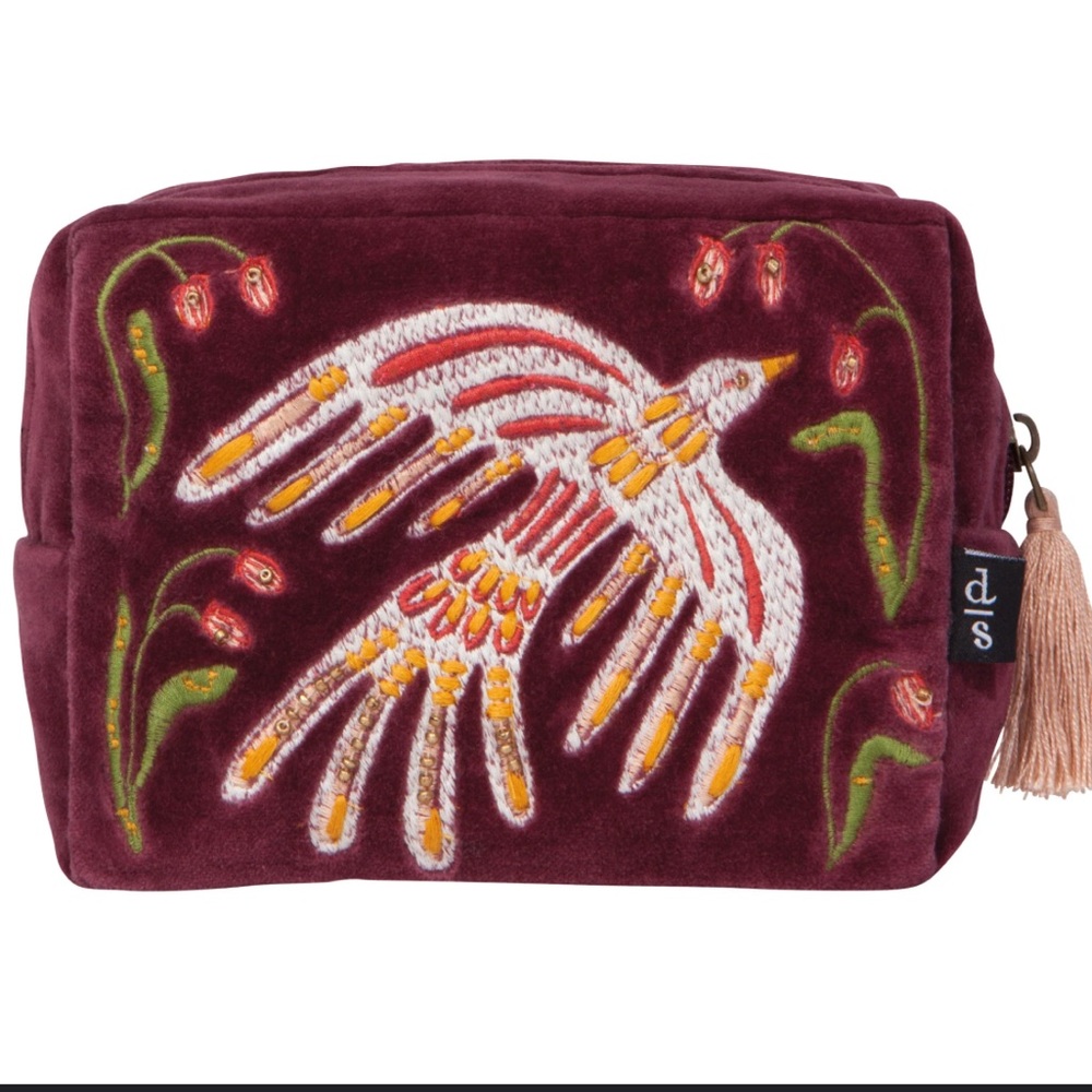 ♥️…DANICA STUDIO Plume Embroidered Pouch